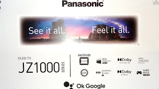 A Simple Unboxing Panasonic TX 55JZ1000B 55 Smart 4K Ultra HD HDR OLED Television UK & Ireland Model