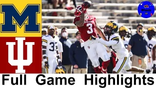 #23 Michigan vs #13 Indiana Highlights | College Football Week 10 | 2020 College Football Highlights