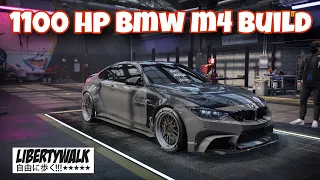 1100 HP Bmw m4 liberty walk build #needforspeed #gaming #gameplay #bmw