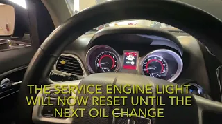How to reset the engine oil service light for dodge journey 2018 ￼