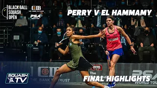 Squash: El Hammamy v Perry - Final Highlights - CIB Black Ball Open 2020