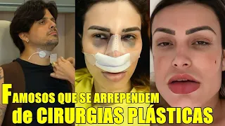 8 FAMOSOS QUE SE ARREPENDEM DE CIRURGIAS PLÁSTICAS