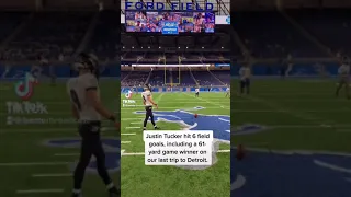 🚨Justin Tucker 66 yard field goal! [NFL RECORD!]