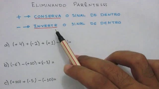 Eliminando os Parênteses | Expressões Numéricas