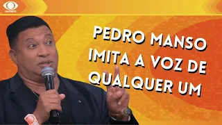 Imitações de Pedro Manso impressionam no programa Faustão na Band