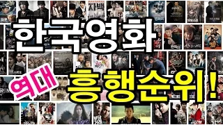 한국영화흥행순위 역대 베스트5