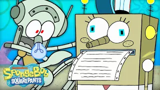 If SpongeBob & Squidward Were Robots 🤖 | "Welcome to Binary Bottom" | SpongeBob