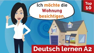 Learn German / I would like to visit the apartment. When do you have an appointment free?