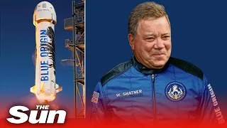 In Full: Star Trek’s William Shatner blasts into space on Blue Origin rocket