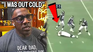 Shannon Sharpe & Chad Johnson Relive Hits That Gave Them A Concussion (Footage)