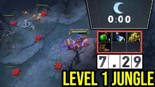 100% He Jungle Techies From Level 1 in 7.29 MAP -- EPIC Rampage with 200IQ