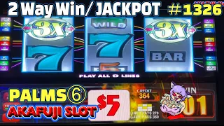 PALMS LAS VEGAS ⑥ TRIPLE JACKPOT 3X JEWELS SLOT JACKPOT HANDPAY, Slot win 赤富士スロット パームス ラスベガス ⑥