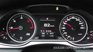2014 Audi A4 Limousine 3.0 TDI 245 HP 0-100 km/h & 0-100 mph Acceleration GPS