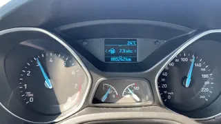 Ford Focus mk3 1.6 TI-VCT 125 acceleration in 5. gear 100-185km/h on autobahn