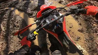 CRF450L Riding with a bunch of KTM's