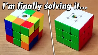 Attempting to Solve the RUBIK'S CUBE (With NO Help)
