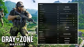 The BEST Graphic Settings Gray Zone Warfare - MAX Frames - High Visibility!