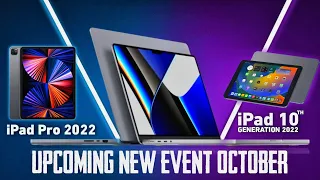 iPad 10th Generation,iPad Pro & M2 Macs, Upcoming October Event
