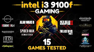 intel Core i3 9100f in Gaming : 15 Games Tested in 2024