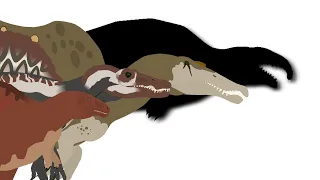 Evolution Of Spinosaurus 2 ( Stick Node Animation )