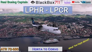 MSFS ATR 72-600 | Horta/LPHR to Corvo/LPCR | Groupflight