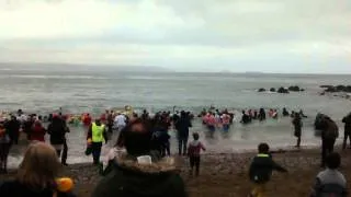 Cawsand new years day dip