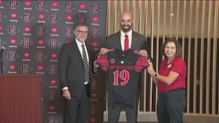 Sean Lewis introduced as new head coach for San Diego State Aztecs football