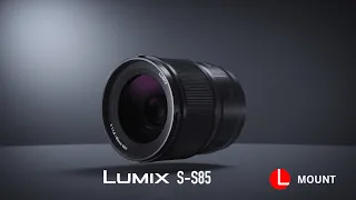 LUMIX S 85mm F1.8 (S-S85) L-Mount Lens