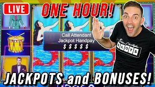 🔴 ONE HOUR of JACKPOTS & BONUSES ➤ Your FAVORITE Link Slots!