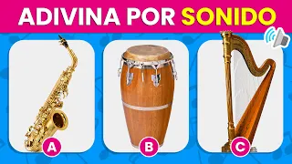 Adivina el Instrumento Musical por el Sonido🎺🔊🪇| ¿Cuánto sabes de Música? 🎶🤓