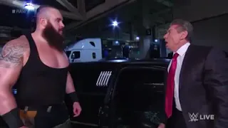 Things are NOT looking good for Braun Strowman. After damaging Mr. McMahon's limousine on WWE Raw, T