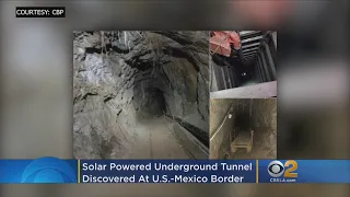 Solar-Powered Underground Tunnel Discovered Under US-Mexico Border