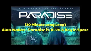 [30 Minute Song Loop] Alan Walker - Paradise ft. K-391& Boy In Space