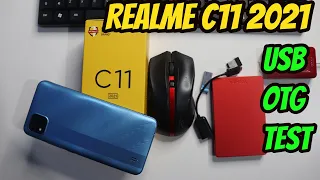 [Hindi] Realme C11 2021 Edition  USB OTG Test || Realme C11 2021 OTG Support Or Not ?