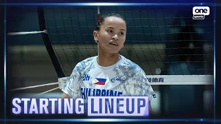 Fille Cainglet-Cayetano, Ayel Estrañero on Alas Pilipinas and AVC Challenge Cup | Starting Lineup