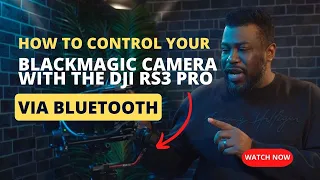 How to control your blackmagic camera with the DJI RS3 pro #blackmagic6k #djirs3pro #dzofilm