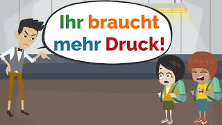 Deutsch lernen | Sarahs Übernachtung | Wortschatz und wichtige Verben