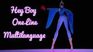 Hey Boy - One Line Multilanguage (Over The Moon)