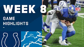 Colts vs. Lions Week 8 Highlights | NFL 2020