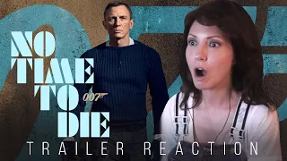 NO TIME TO DIE! FINAL TRAILER REACTION! (James Bond!!!)
