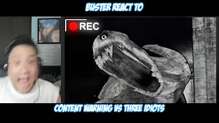 Buster Reacts to | CONTENT WARNING VS Three Idiots