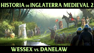 INGLATERRA MEDIEVAL 2: Wessex vs Danelaw (Documental Historia resumen The Last Kingdom)