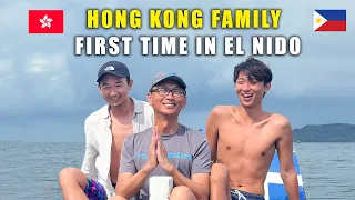 Hong Kong Family First Boat Trip in El Nido Palawan 🇵🇭