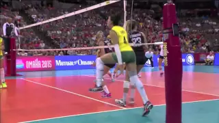 FIVB World Grand Prix 2015 USA vs BRAZIL HIGHLIGHTS