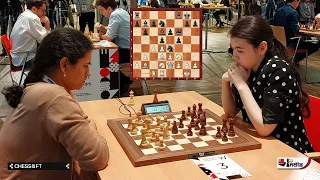 Koneru Humpy beats Aleksandra Goryachkina | World Women's Blitz 2021 Round 9