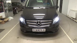 Mercedes-Benz Vito w447 - BI LED  I.LENS PJX вместо Галогена