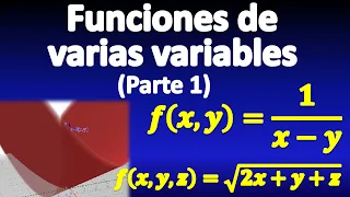 What is a SEVERAL VARIABLE function? (Examples, graphs and applications) (Part 1)