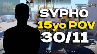 15yo SYPH0 30 Kills vs m0NESY CS2 POV (Vertigo) FACEIT Super Match Dec 27, 2023