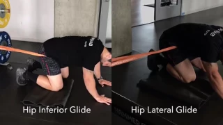 Improve Hip Mobility- Quadruped inferior and lateral glide