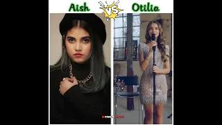 Aish 🆚 Otilia | Who Is Sing Better?Bilionera Cover By Aish & Otilia | #shorts #ytshorts #shortvideo